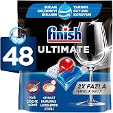 Finish Ultimate 48 Kaps&uuml;l Bulaşık Makinesi Deterjanı Tableti (1 x 48 Kaps&uuml;l)