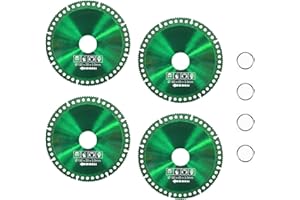 Neyared 4PCS 100mm Angle Grinder Wood Cutting Discs, Metal Glass Tile Cutting Disc, Multifunctional and Quick Change