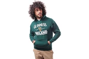 Guinness-Kapuzenpullover mit Guinness-Logo und "Ireland"-Aufdruck, waldgrün