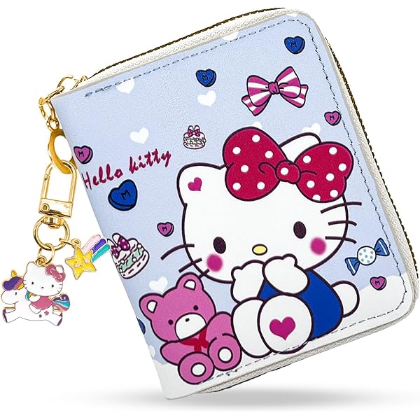 MYGLOAR Kinder Geldbörse Mit Anime Design - Mit Münzfach & Geldscheinfach - Für Jungen & Mädchen