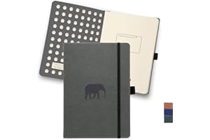 ‎DINGBATS* NOTEBOOKS Dingbats* - Tierwelt Notizbuch A4 Liniert - Hardcover PU Leder Journal für Arbeit, Reisen - Tasche, Elastischer Verschluss, Stifthalter, Lesezeichen