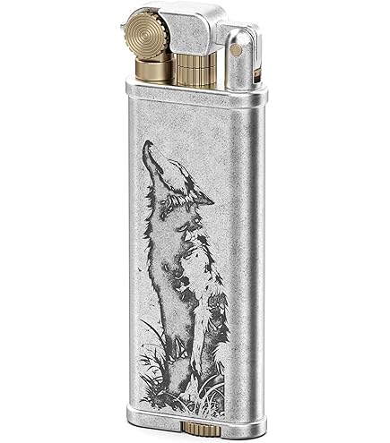 Accendino Metallico Antivento Ricaricabile – Click Caratteristico, Vintage, Regalo Unisex Per Sigari E Pipa - 2
