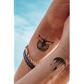 BearPear &Ccedil;ift D&ouml;vmesi Minimal Ge&ccedil;ici D&ouml;vme Couple Tattoo