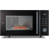 MEDION Microwave with Grill and Hot Air, Air Fryer, Dark Grey | MD12231 25L 900W Air Fryer Oven Function Air Fryer Accessorie