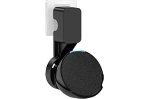 ZUOLACO Wandhalterung Halter für Echo Pop, Outlet Hanger Ständer für Echo Pop, Integriertes Kabelmanagement, Schwarz