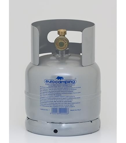 Bombola Ricaricabile 1 Kg / 2,5 Lt + Fornello Da Campeggio - Foto 4