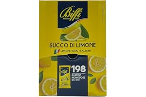 Biffi - Succo di Limone - Monodose - 198 Bustine monoporzione da 5 ml