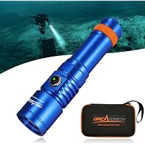 ORCATORCH D710V MK2 Kit Luce Subacquea Doppia 4600 Lumen | Bianco, Rosso E UV | 120° Grandangolo, IP68, Per Video E Immersioni - 5