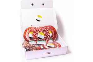 Balsanera Ibérico - Paletta per esche iberiche da campo 50% R.I.| fette intere, confezione da 20 buste, ossa incluse |peso circa 4-4,5 kg | guarigione da 20 a 30 mesi