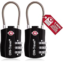 16 Lucchetti Per Cerniere Zaini - Antifurto, 4 Misure, Per Viaggi, Campeggio, Borse E Valigie - Foto 10