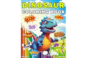 Dinosaur Coloring Book for Kids: easy & Adorable fun Illustrations Colouring Pages For Toddlers and kids simple design (100 Pages Large Size 8.5x11 ... 1 (Dinosaur Coloring Book for Kids - Balila)