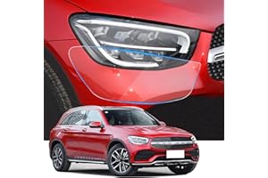 LUNQIN Car Headlight Protection Film for Mercedes-Benz GLC Class 2020 2021 2022 GLC 300 AMG 43 63 Auto Accessories Lucency Vinyl Exterior Decoration Self Adhesive Sheet Sticker Cover Tint Tail Light