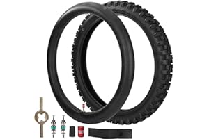 WATODAY 70/100-17 2.50/2.75-17 Motorcycle tyre and Inner Tube Off Road Fit for Coolster TaoTao 110cc 125cc 140cc QG-214 X-M125 125cc C70 CL70 CR80 CR80R CR80RB CRF80F CRF100F CRF125F CRF150R CT90 CT110 XR100R