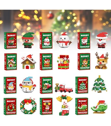 Mikro-Bausteine Set 'Rentierschlitten' – Ca. 2000 Teile, Weihnachts-Bauspielzeug Für Kinder Ab 7
