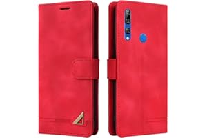 OKZone Compatible with Huawei P Smart Z/Huawei Y9 Prime 2019 Case, Holder Stand Function, Card Slot, Wallet Protective Case, Shockproof Premium Leather Protective Mobile Phone Case for Huawei P Smart