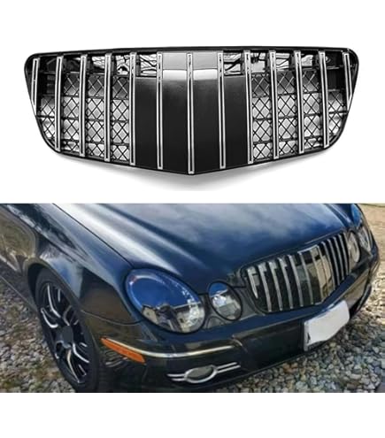 Schwarz Grill Für Mercedes-Benz E-Klasse W211 S211 Vor