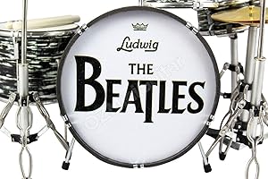 ERENO OZMiniGuitar The Beatles Miniature Ludwig Ringo Drum Set