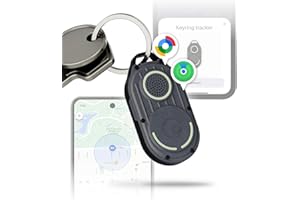 Rolling Square AirNotch Pro Dual – Tracker Android e Apple, Localizzatore Bluetooth Compatibile con Apple Find My e Google Android Find Hub, Suono 360°, Batterie Sostituibili, Air Tracker Tag Grigio