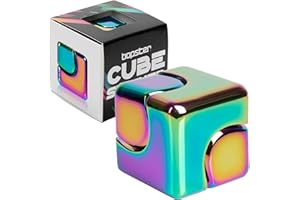 BOPSTER Fidget Spinner Fidget Toys Spinner, z metalu, zabawka na biurko, sensoryczna zabawka antystresowa – redukuje stres i lęk, dla dzieci i dorosłych, ADHD, autyzm – opalizujący