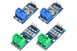 BAIYUANLI ACS712 30A Stromsensor Range Modul und DC0-25V Spannungssensor 4 Stück 3 Pins Current Sensor Hall-Effekt Stromsensormodul Voltage Terminal Sensor für Arduino