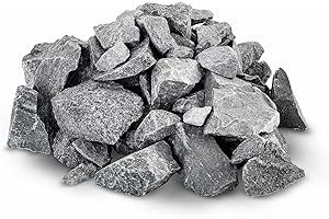 Uniprodo Pierre Pierres Pour De Sauna Finlandais Chauffantes Chauffante Bain De Chaleur Finnois UNI_SAUNA_S01 (Granulométrie 13-18 cm, Sans Polluants, Bon Stockage De Chaleur)