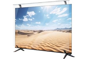 Olycism 32 inch TV Screen Protector Ultra Impact Resistant High-Definition Transparent,easy to install - Suitable for Families with Children/Pets Suitable for LED/LCD/OLED smart TVs