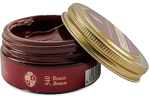 LANGER & MESSMER EXKLUSIVE SCHUHMODE HEIDELBERG Langer & Messmer Crème pour cuir lisse pour l'entretien des chaussures 50 ml Convient à toutes les chaussures en cuir lisse