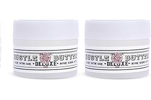 TATTOO HUSTLE BUTTER DELUXE ORIGINAL 2er Pack – 2x 30ml vegane Tattoopflegecreme, natürliche Inhaltsstoffe wie Mango-, Papaya- und Sheabutter fördern die Heilung, reduziert Rötungen und Schwellungen