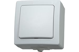 Kopp Nautic 565602002 Interrupteur universel à bascule Montage en saillie