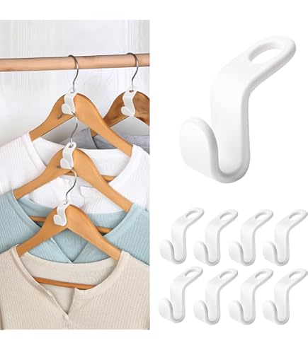 6/12 Pezzi Mini Appendiabiti Connettori Ganci A Cascata In