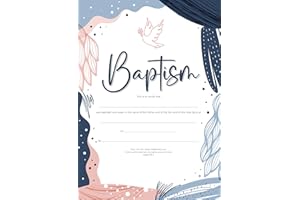 KEVIN MAYHEW Baptism Certificate - Dove (Adult)