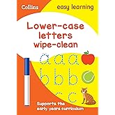 Lower Case Letters Age 3-5 Wipe Clean Activity Book: The ideal home learning resource packed with letter writing practice and