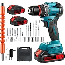 Trapano Avvitatore A Batteria Litio A Percussione 24V 2 Batteria 35 Accessori - Foto 7