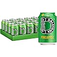 Dalston's Sparkling Pineapple Soda (24 x 330ml) - Real Pressed Pineapple & Sparkling Water - 49 Kcal - No Added Sugar - No Artificial Sweeteners - Healthy Alternative - Low Calorie - Vegan