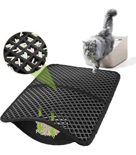 Kitty Litter Mat BurgeonNest Cat Litter Mat, Extra Large