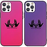 TBNMBGY 2 Pièces Chanteur de Musique Coque pour iPhone 13 iPhone 14 6,1",Etui avec Fashion Cartoon Cool Rappeur Motif Dessin 