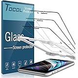 TOCOL 3 Stück Panzerglas kompatibel mit iPhone SE 2020 iPhone SE 2 4,7 Zoll Displayschutzfolie, gehärtetes Glas  Blasenfrei m
