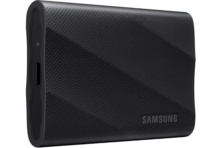 Samsung Portable SSD T9, 1 TB, Disco Duro Externo, Lectura y escritura 2.000 MB/s, USB 3.2 Gen.2x2, Para Profesionales y Crea
