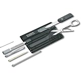 Victorinox SwissCard – Taschenwerkzeug Mit Schere, Brieföffner, Kugelschreiber, 11 Funktionen, Weiß/rot