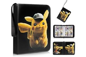 ANNUZOQ Karten Sammelalbum,Sammelalbum Sammelkarten Album,50 Seiten 400 Karten Kapazität,Karten Halter Ordner Buchk,Exquisite Geschenke