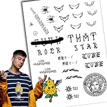 Tatuajes Duki Cara Tatuajes Temporales De Pecas Brillantes - 6 Piezas Impermeables Para Fiestas, Halloween Y Carnaval Brillantes Para La Cara Tatuajes Duki Cara Tatuajes Temporales De Pecas Brillantes - 6 Piezas Impermeables Para Fiestas, Halloween Y Carnaval Brillantes Para La Cara