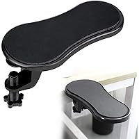 Ergonomic Adjustable Computer Desk Extender, TACYKIBD Computer Armrest Wrist Rest, Keyboard Wrist Rest Mouse Pad Wrist Suppor