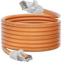 RedStar24 CAT 7 Netwerkkabel 100m Netwerkkabel Datakabel Installatiekabel LAN CAT7 Kabel Koper Installatiekabel CAT.7 Gigabit S/FTP Cat.7 Halogeenvrij PIMF POE 10Gbit Netwerk Bekabeling Ethernet