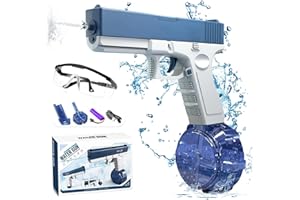SPINNE LUCAS Pistola ad acqua elettrica per adulti e bambini, pistola ad acqua con portata massima 32 FT,potente spruzzatore d'acqua con 434CC + 58CC grande capacità per piscina estiva..
