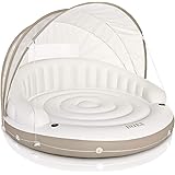 Intex 58292EU - Aufblasbare Lounge, Liegeinsel Canopy Island, 78 x 59 Zoll
