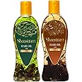 Shaastram Amla Mulethi and Olive Almond Herbal Hair Oil Combo with Brahmi, Ashwagandha, Tulsi Oils Extract & Real Ayurvedic Herbs | Natural Hair Growth and Nourishment for Men Women (180ml, Set of 2)
