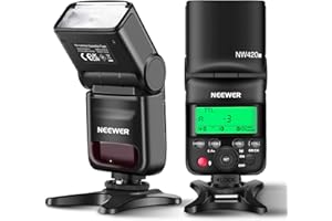 NEEWER NW420-C Mini Flash Speedlite TTL, 2,4G Modalità Master Slave GN36 HSS Sincronizzazione sulla Tendina Posteriore, Compatibile con Canon R6 R5 R3 R M6 850D 800D 760D 750D 650D 600D 7D, ecc.