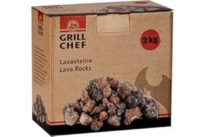 GRILLCHEF Landmann 0273 - Piedras volcánicas