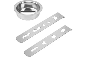 sdhiiolp Accessoire Pâtisserie pour Hachoir Accessoire Pour Biscuits Au Hachoir à Viande Biscuiteur, Hachoir à Biscuits et Accessoire de Pâtisserie, Acier Inoxydable Pâtisserie Moule