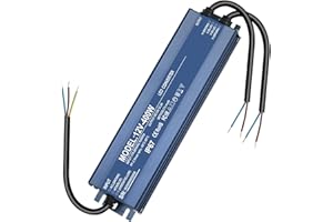 HNCY Trasformatore LED 12V 400W, Alimentatore 12v 33A, 400W Trasformatore 220V 12v, Driver LED AC a DC, Impermeabile IP67, Senza Sfarfallio, Nessun rumore, per G4, GU5.3, MR11, MR16, Non dimmerabile